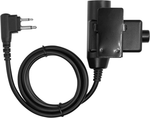 U94 PTT Tactical Military Adapter, Standard 7.1mm Plug for Motorola Two Way Radio RMM2050, CLS1110, CP200, DTR550