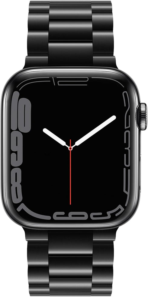 Tasikar Band Compatible with Apple Watch Band 42mm (Series 10), Premium Stainless Steel Metal Replacement Strap, Black