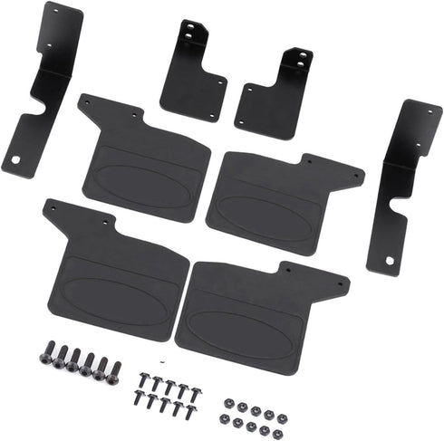 -4 1/10 Oumefar RC Car, Rubber and Metal Remote Control Car Upgrade Accessory Mud Flaps for Scale RC Accessories