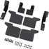 -4 1/10 Oumefar RC Car, Rubber and Metal Remote Control Car Upgrade Accessory Mud Flaps for Scale RC Accessories