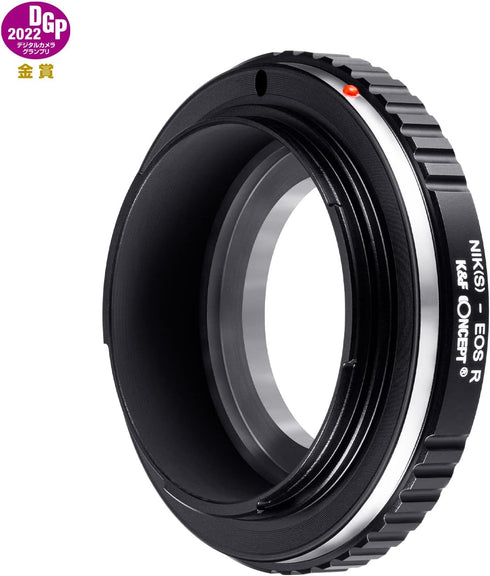 K&F Concept Lens Mount Adapter NIK(S)-EOS R - Manual Focus for Nikon(S) Lens to Canon EOS R Mount