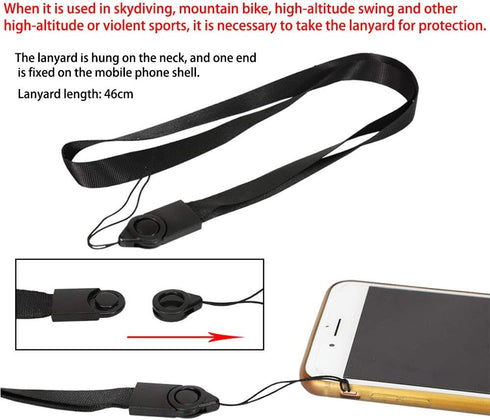 PellKing Mobile Phone Chest Strap Harness Mount Kit for POV/VLOG, Compatible with iPhone, Samsung, GoPro