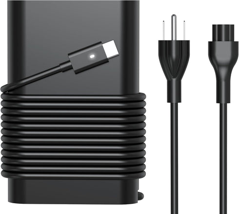 2025 New 65W USB C Dell Laptop Charger, Replacement for Latitude 5520 5420 5540 7420 Chromebook 3100 Power Cord