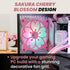 120mm SplashNColor Sakura Fan Grill Decorative Cover, Super Cute Functional Cherry Blossom Cooling PC Fan Cover