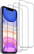 YMHML iPhone 11 Screen Protector - 3 Pack Tempered Glass, Military Grade Shatterproof, HD Clear, Case Friendly.