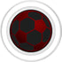 Red Soccer Ball on a Black PopSockets PopGrip for MagSafe