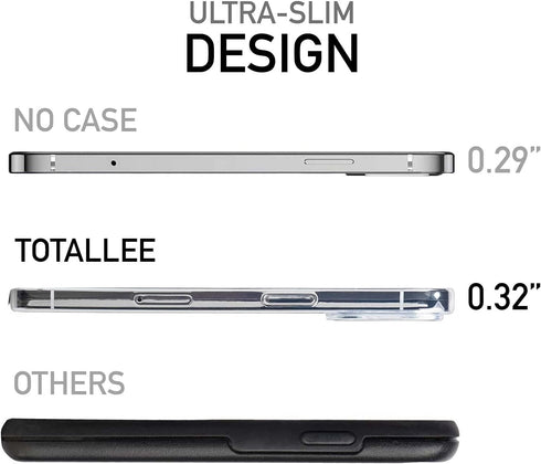 totallee Clear iPhone 13 Pro Max Case, Ultra Slim Minimal Cover for Apple iPhone 13 Pro Max (2021)