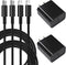MFi Certified 20W USB C Fast Charger Compatible with iPhone 14/13/12/11/Xs/XR/X/8/iPad, 2 Pack with 10FT USB-C to