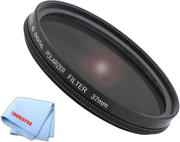 Pro Series High Resolution Polarized Filter, 37mm + Microfiber Cloth