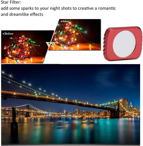Wide Angle Filter for Pocket - 5pcs Wide Angle 12.5X Macro Star CPL ND16 Lens Filters Kit for Pocket
