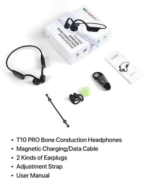 IPX8 Swimming Swimmer, 5.3 32GB MP3 Bone Conduction Headphones, Waterproof Headphones for Runners, Exerciser, Cyclists
