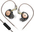 keephifi KZ EDX Pro in Ear Monitor with Mic, Wired Headphones, HiFi Stereo Stage Wired Earphone, Dual DD IEM Earbuds