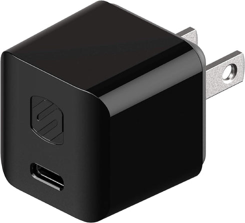 Scosche HPDC20-SP Fast Charger PowerVolt 20W Mini Cube USB-C Wall Adapter for Phone