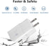 Adaptive Fast Charger Kit with USB Type C Cable?5 ft? Fast Charging Wall Charger Block Compatible with Samsung Galaxy S21/S21 Ultra/S20/S20+/S10/S10e/S9/S8/S8Plus/Edge/Active/Note 8/9/10/20 (2 Pack)