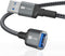 ITD ITANDA USB Extension Cable USB 3.0 Extension Cord Type A Male to Female 5Gbps Data Transfer for Keyboard, Mouse, Playstation, Xbox, Flash Drive, Printer, Camera and More (3FT, Grey) by ITD ITANDA