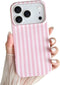 Yeddabox for iPhone 17 Pro Max Case Cute Striped Phone Case Soft TPU