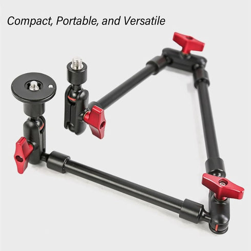 ZJchao 31in 360 1/4in 3/8in Camera Wall Mount Adjustable Articulating Arm Degree Rotation Magic Webcam Mount
