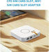 PinQiongZhe 3.9in/10cm (2pcs) for CPE Wireless Routers Mini Walkman WiFi Devices, Nano to Micro Sim Card Extension