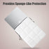 Puffy Laptop Sleeve 15-16 Inch White, Waterproof Carrying Case Bag for Women, Compatible with MacBook Pro