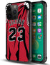 Basketball Player 36 Pattern iPhone 14 Pro Case, Anti-Scratch Shockproof Cover for Boys & Men, 6.1-inch Compatible.