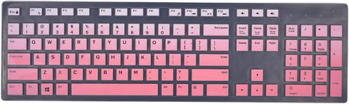 iKammo Keyboard Cover Skins for Dell KB216 & KM636 Keyboards, Optiplex 5250/3050/3240/5460/7450/7050 & Inspiron AIO
