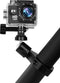 UTV Camera Mount for GoPro & More, Aluminum Bracket Fits 1.75"-2" Roll Cage on Polaris RZR, 360° Rotation UTV Camera