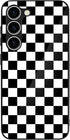 Tnarru Samsung Galaxy S23+ Case, Checkered Pattern Hard PC Back and Soft TPU Sides, Scratchproof Shockproof Protective