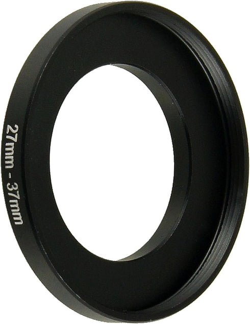 uxcell 27mm-37mm Step Up Ring Adapter for Camera, Metal 27mm to 37mm Lens Hood Stepping Up Ring Filter for DSLR SLR