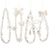 Draupnir 4pcs Phone Charms Strap, Butterfly Bow Camera Strap Wrist Beaded Phone