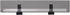 WALI Center Channel Speaker Wall Mount, Universal Soundbar Bracket Holds up to 30 lbs, Adjustable Arms