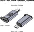 AreMe Micro USB 2.0 to USB C Adapter (4 Pack), USB Type C Female to Micro USB Male Converter for Samsung Galaxy S7 S7