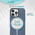 Speck 16 iPhone Pro Max Case - CandyShell Grip Case for Women and Men - Blue/Faded Denim