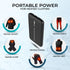 Vida IT Super Slim Power Bank Battery Pack for Heated Vest, Jacket, Coat, Gloves, 5V 2A 10000mAh DC Thin Portable