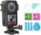 Action 2 Protective Frame with Hot Shoe Base, Anti-Drop Dust Protection Case Cover