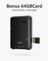 KeenPlus MP3 5.3,64GB Player,2.4" Wireless Player with Bluetooth Micro SD Card, Metal Digital Audio Touch Screen,HiFi