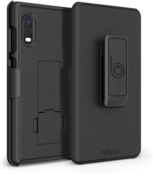 BELTRON Heavy Duty Case for Samsung Galaxy XCover Pro G715 (AT&T FirstNet Verizon) with Swivel Belt Clip, Secure Fit &