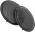 Unifizz 4pcs 6'' Plastic Audio Speaker Cover Mesh Subwoofer Grill Horn Guard Decorative Circle Grille Protector for