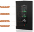 YIPIN HEXHA 12V 24V 5V 68W 12v DC to USB Step Down Converter to USB Multi Port Power Adapter Charger for iPhone Android