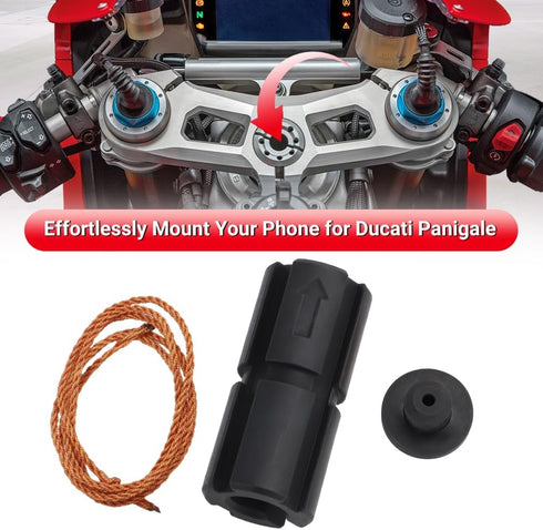 Stem Mount Adaptor for Quad Lock Rokform, Perfect Phone Mount Solution for Ducati Panigale