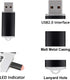 Maspen 8GB, 2.0 (Blue,8 USB Flash Drive USB Thumb Drives High Speed USB Memory Stick Zip Drives GB)