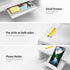 OImatser Monitor Stand Riser with 3.0 USB HUB, Foldable Computer Stand, Adjustable Length with Storage Drawer