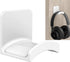 SOKUSIN Headphone Stand - Adhesive Gaming Earphones Hanger, Universal Desk Wall Mount Hook for Headphones, White