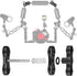 MINIFOCUS 4PCS 1'' Aluminum Ball Clamp Mount for Underwater Diving Light Arms System, 360° Clip Adapter Bracket