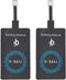 2 PCS Qi Wireless Charger Type-C Charging Receiver for Mobile Phone
