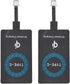 2 PCS Qi Wireless Charger Type-C Charging Receiver for Mobile Phone