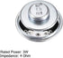 uxcell 3W 4 Ohm Micro Internal Speaker - Magnet Loudspeaker 40mm Dia (2pcs)