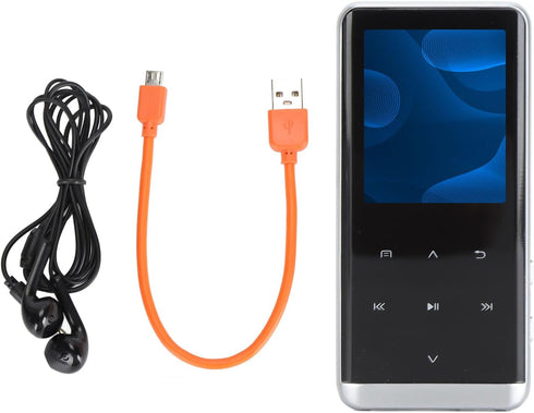Semme MP3 .5in 3D 4GB (4G) Portable Player with Screen HiFi Sound Stereo E Book Functionality for Home Outdoor Travel