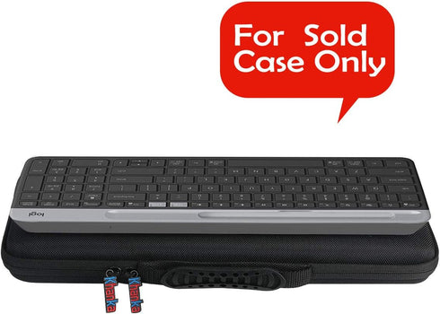 khanka Hard Travel Case for Logitech K580 Slim Multi-Device Wireless Keyboard Replacement