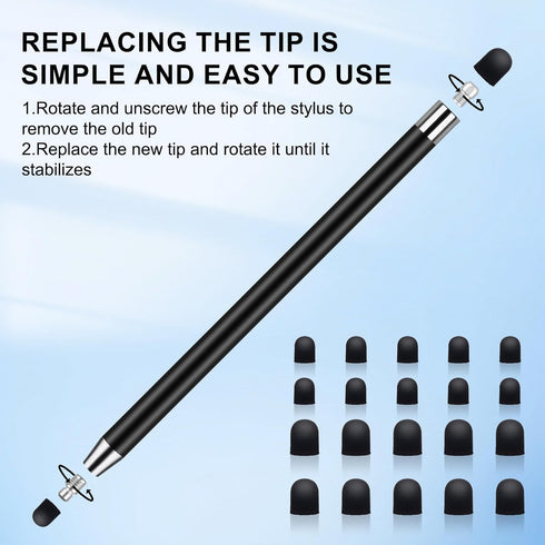 SLKIJDHFB 10Pack 2-in-1High Devices(10Stylus Pen+20 Stylus Pen,Stylus Pens for Touchscreen, Precision and Sensitivity
