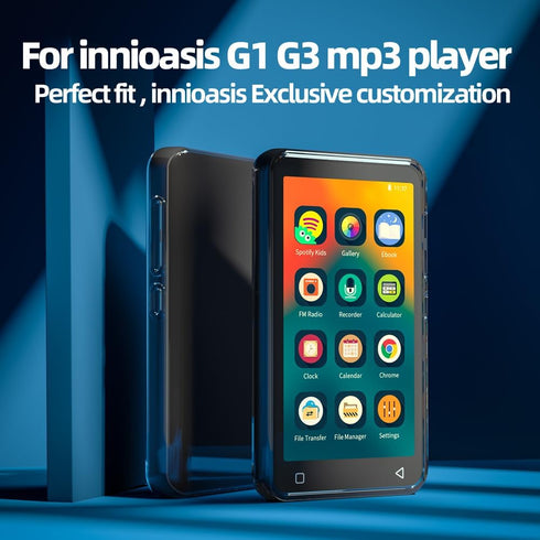 innioasis G1,G3 Mp3 4.33 2.52 0.51inches Crystal Clear Case Only Fit Player Sold from Store Case Size: x x